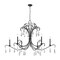 Z-Lite Amara Chandelier, 6-Light, 58.75 In.W x 34 In.H, Matte Black/ 3039-59MB - alternate 1